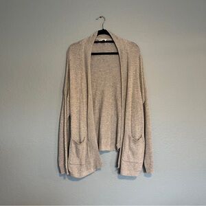 Universal Thread Light Gray Open-Front Cardigan